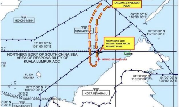 Pesawat Tentera Udara China Ceroboh Kedaulatan Ruang Udara Malaysia